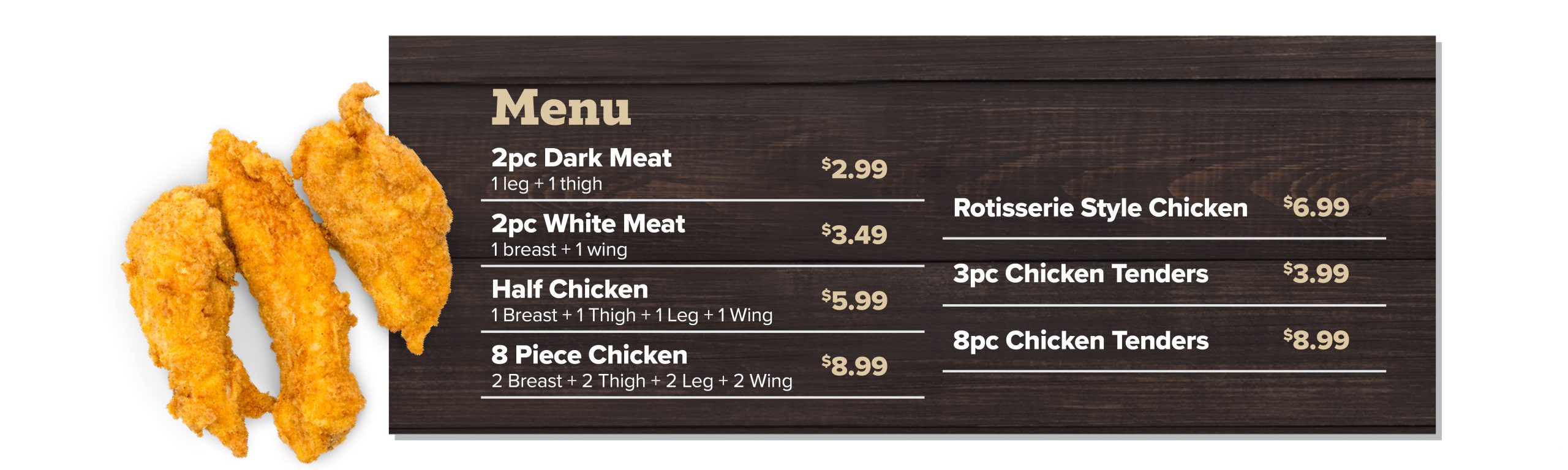 kwik trip chicken prices menu