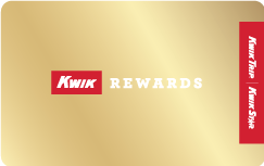 Gold Kwik Rewards card