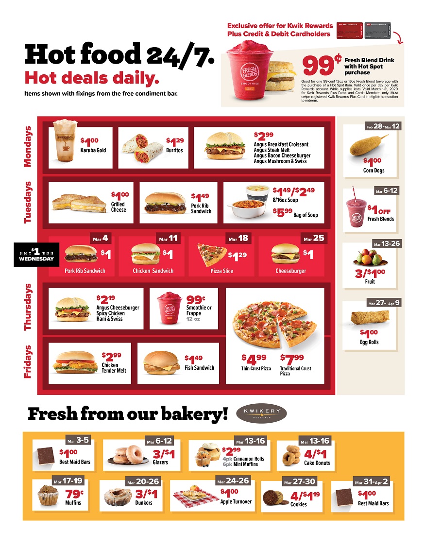 Special Promos Kwik Trip Kwik Star