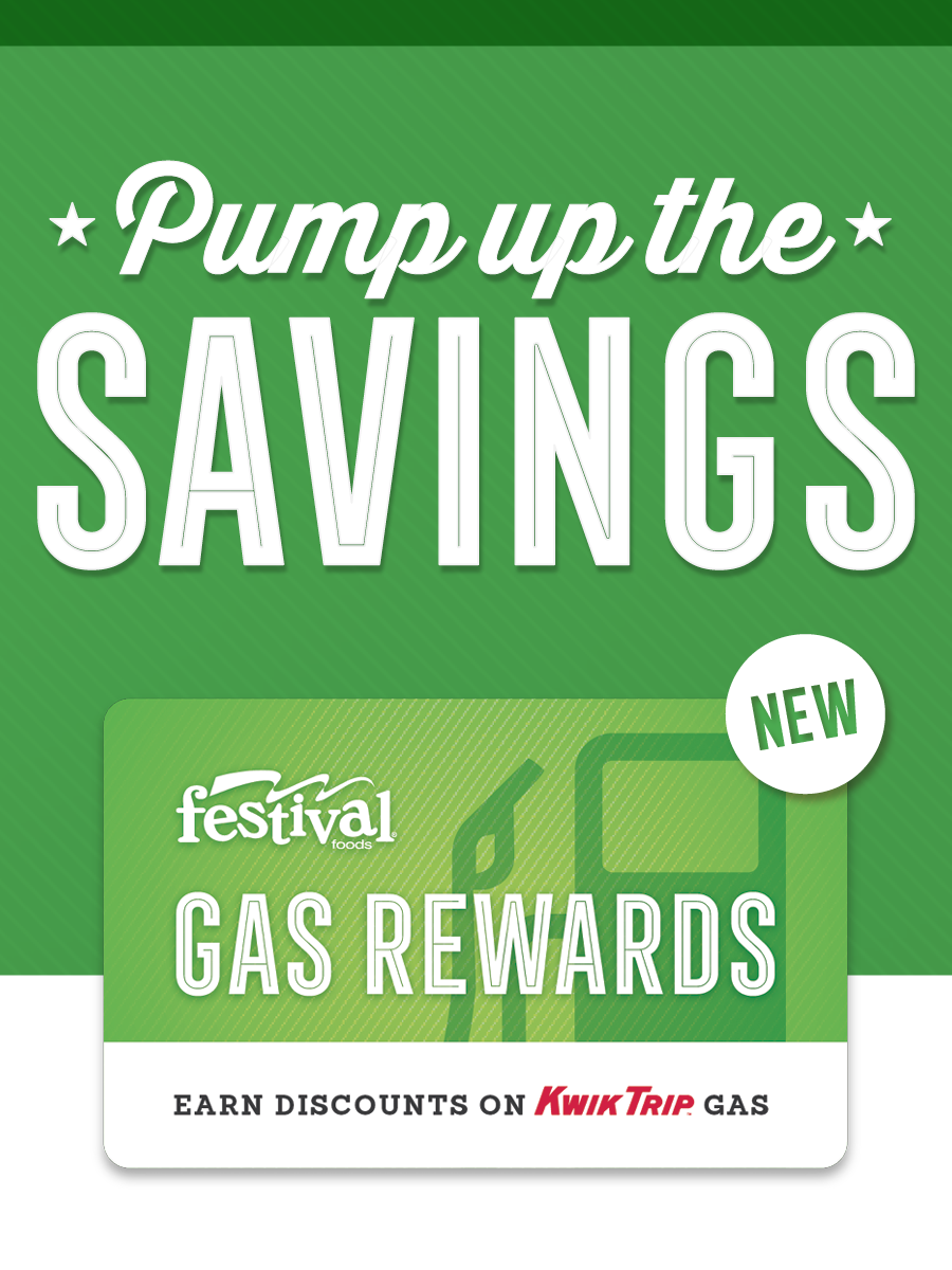 Gas Rewards with Festival Foods Kwik Trip Kwik Star
