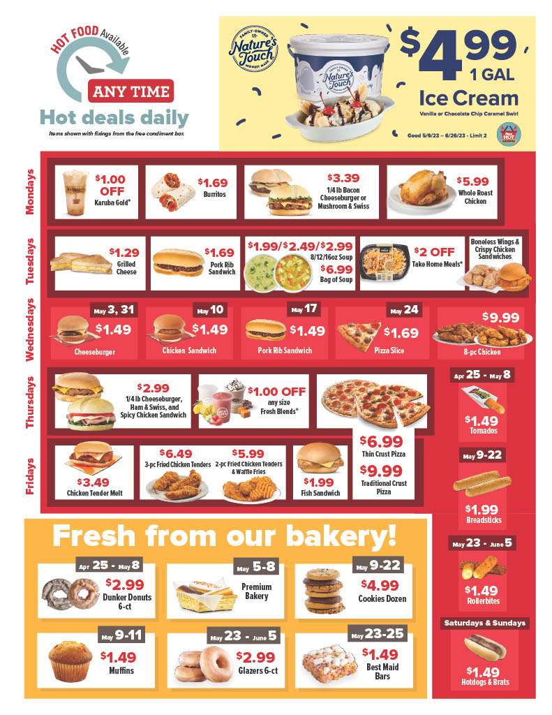 May in store flyer