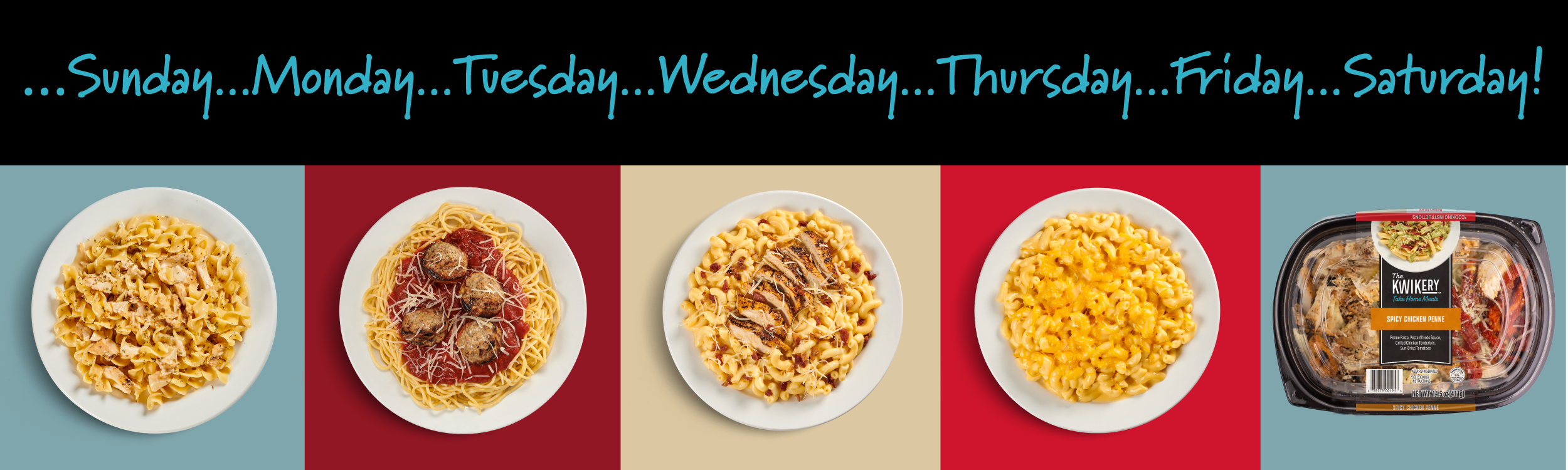 Take Home Meals Sunday through Saturday