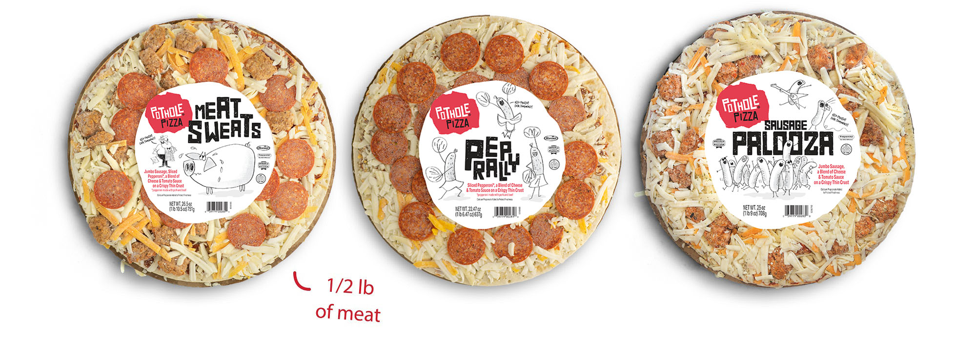 pothole pizzas
