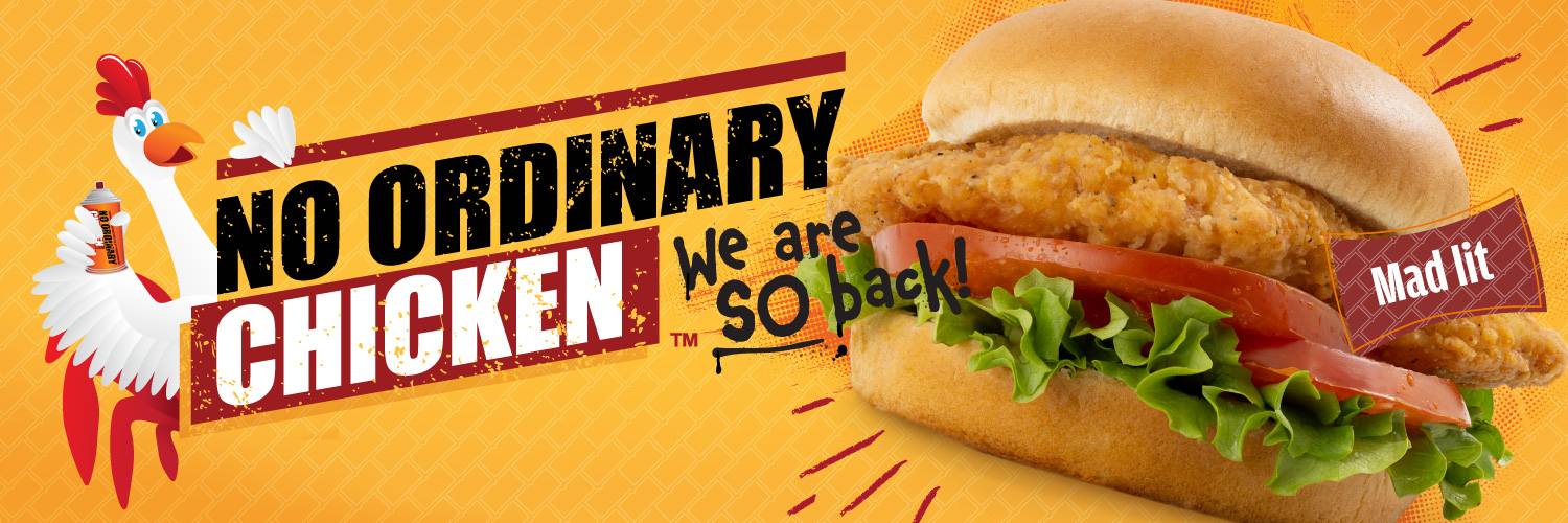 no ordinary chicken - we are so back header image