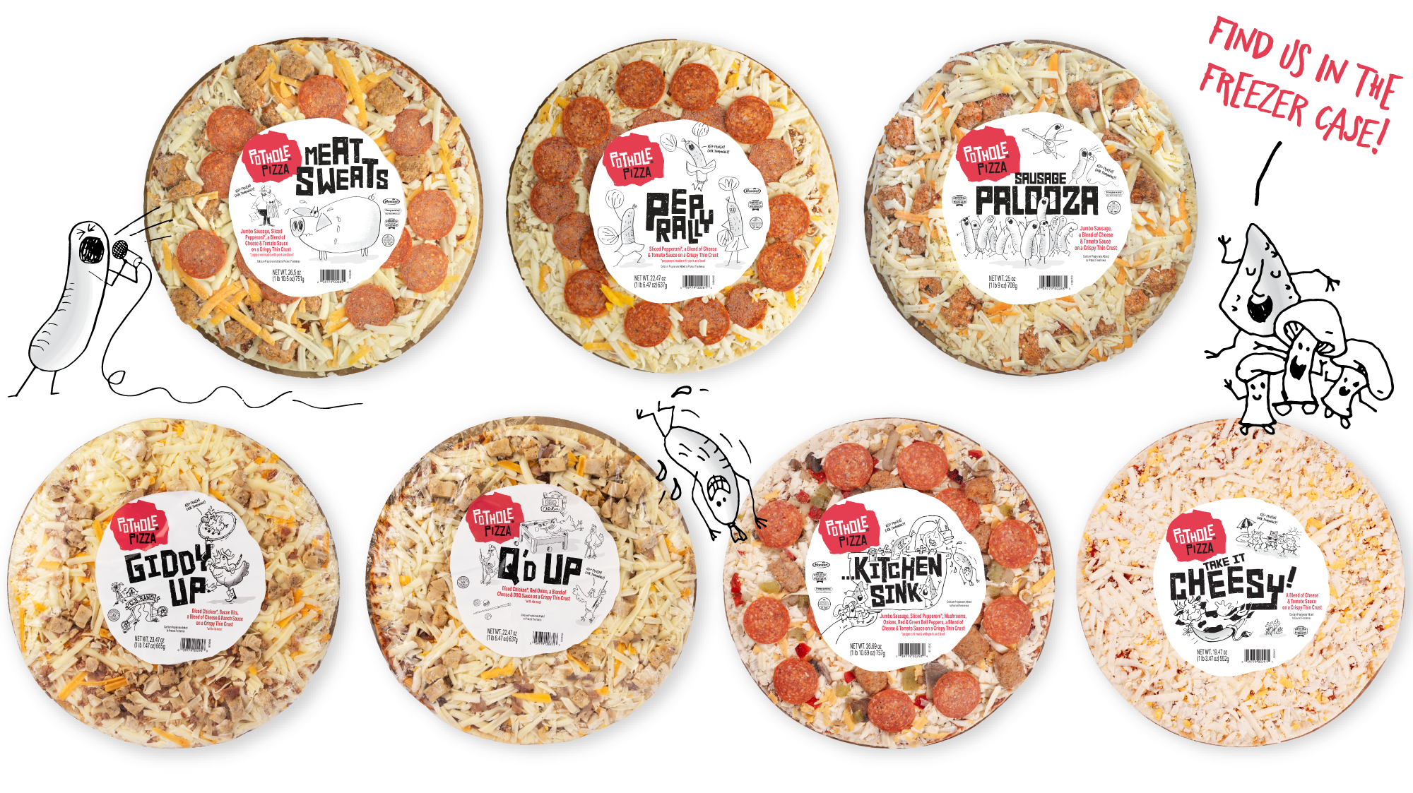 pothole pizzas