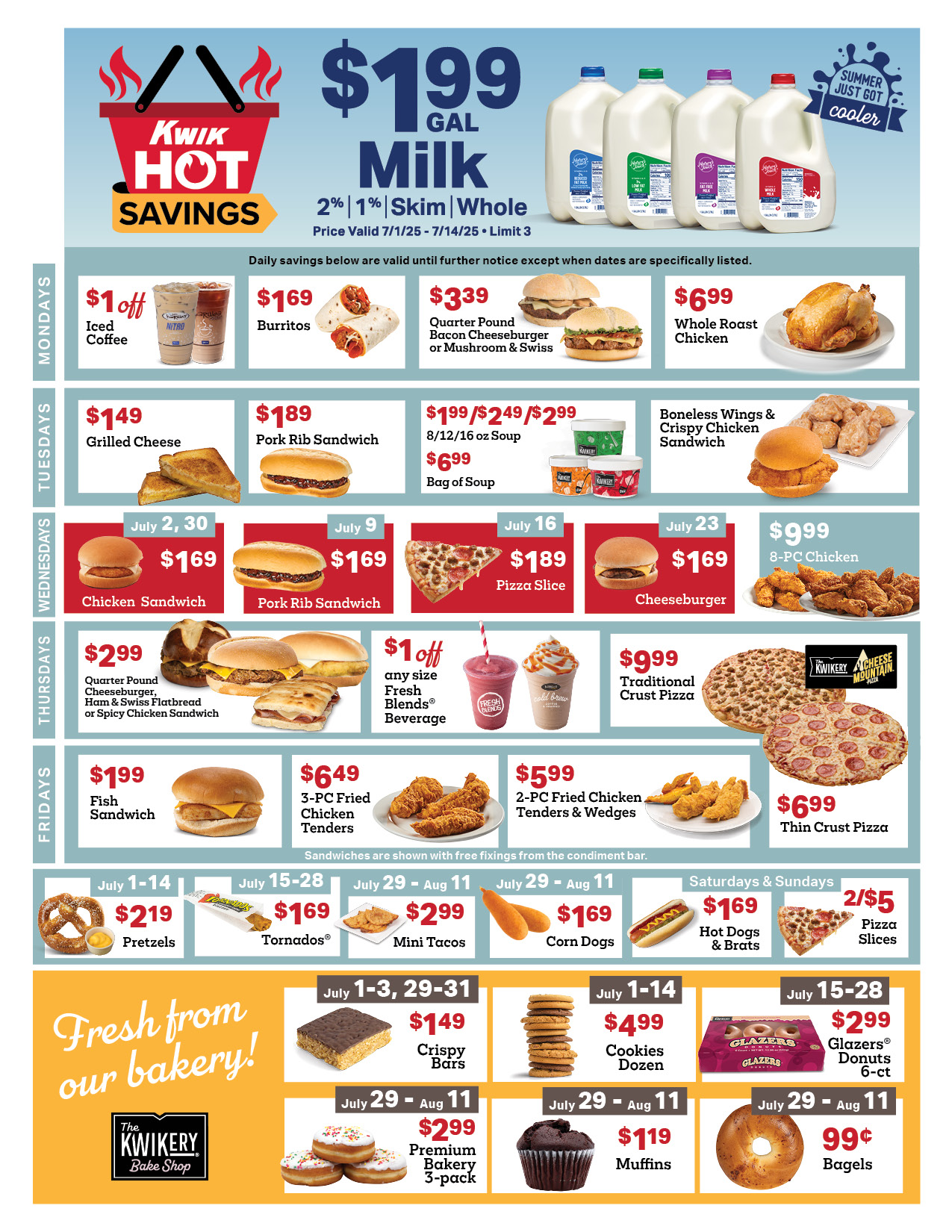 6 week in-store flyer
