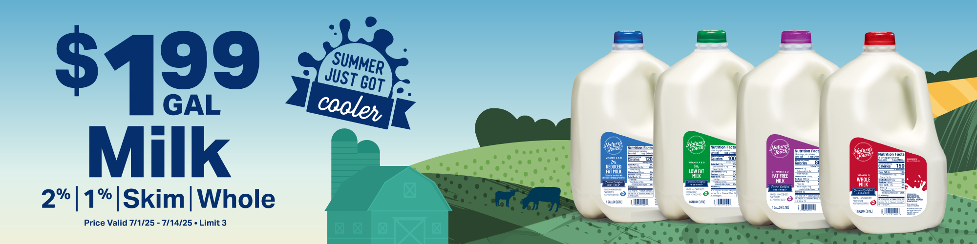    $1.99 Gallon Milk
