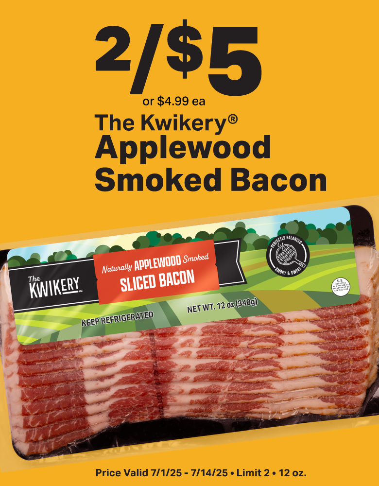    2/$5 Kwikery Bacon
