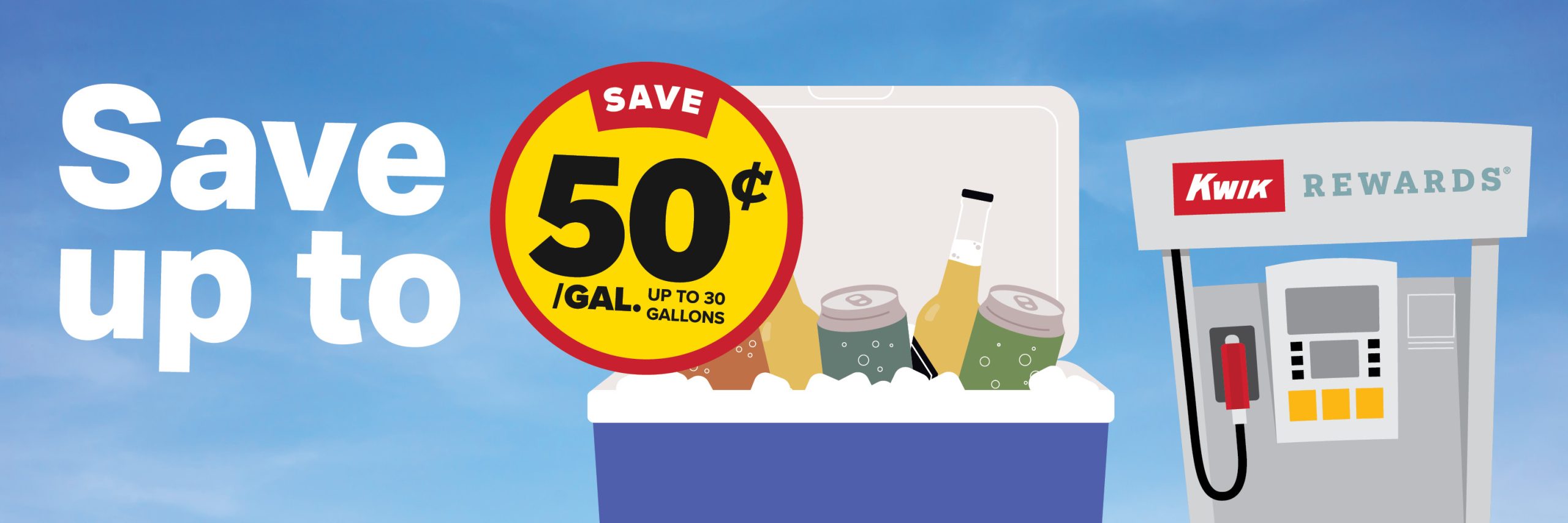 save up to 50¢ per gallon of gas