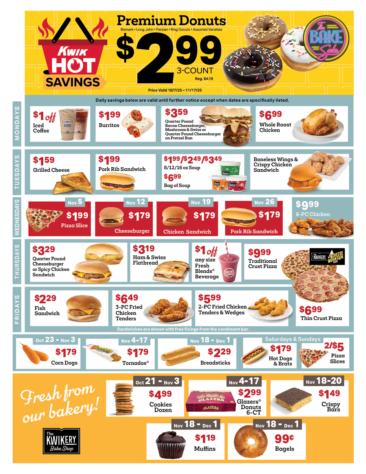 monthly in-store flyer