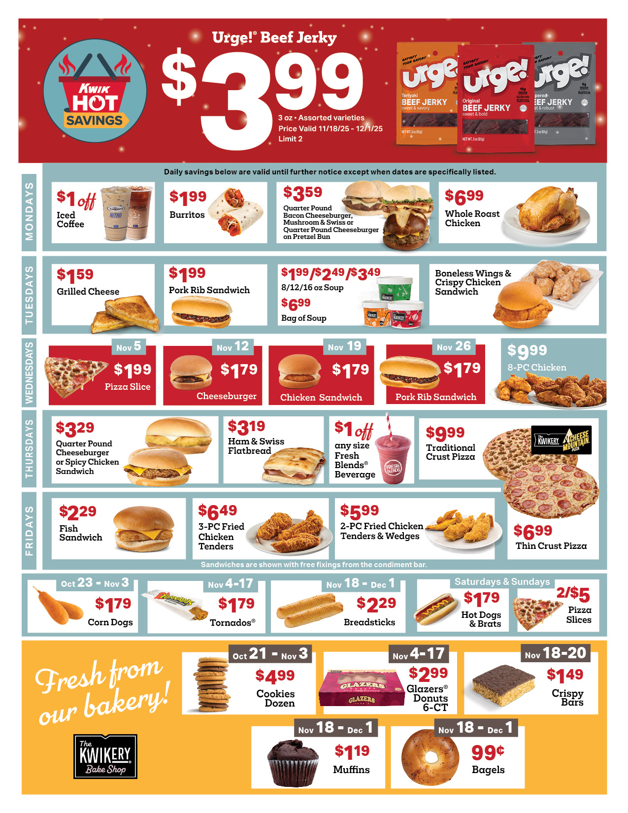 6 week promo in-store flyer