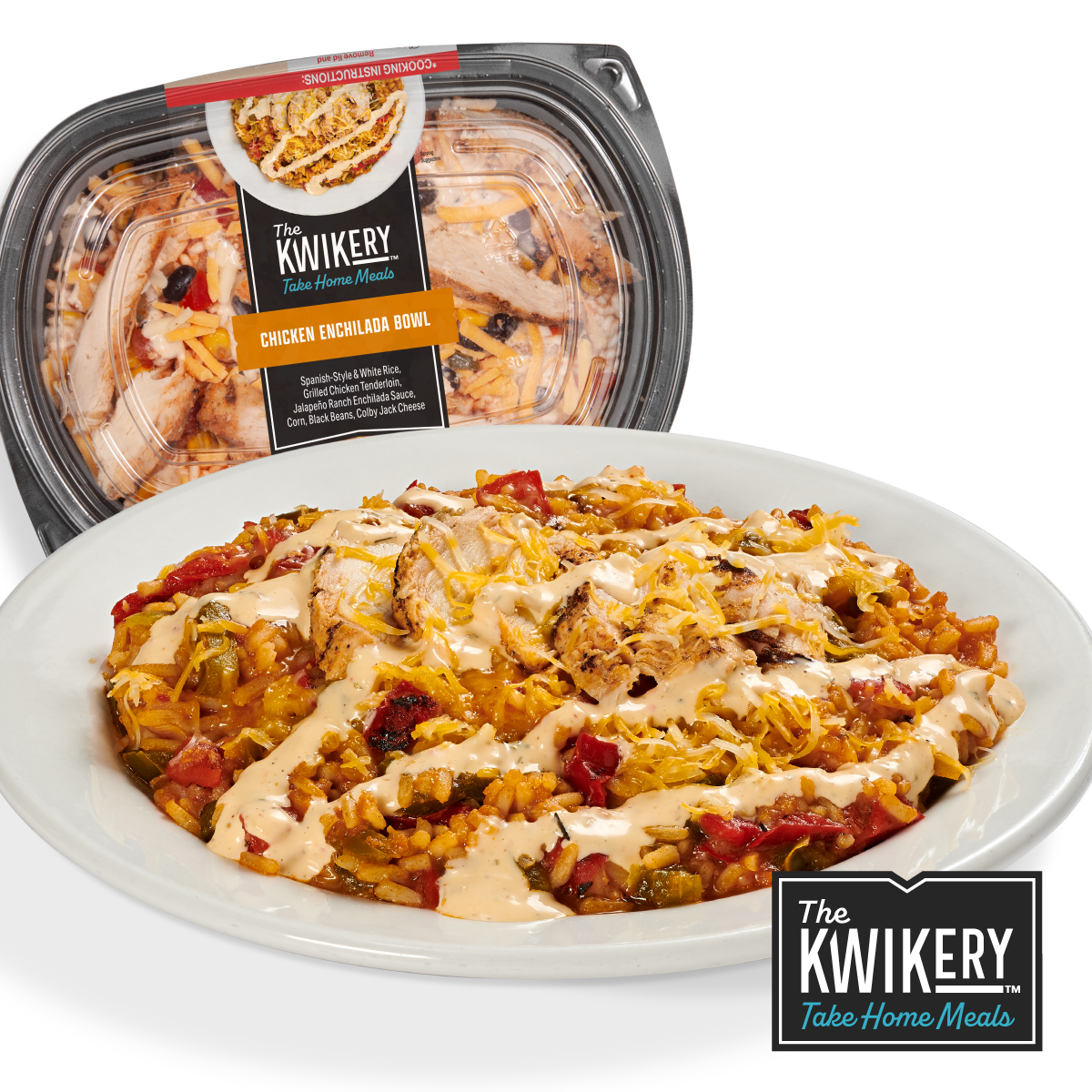 chicken enchilada bowl