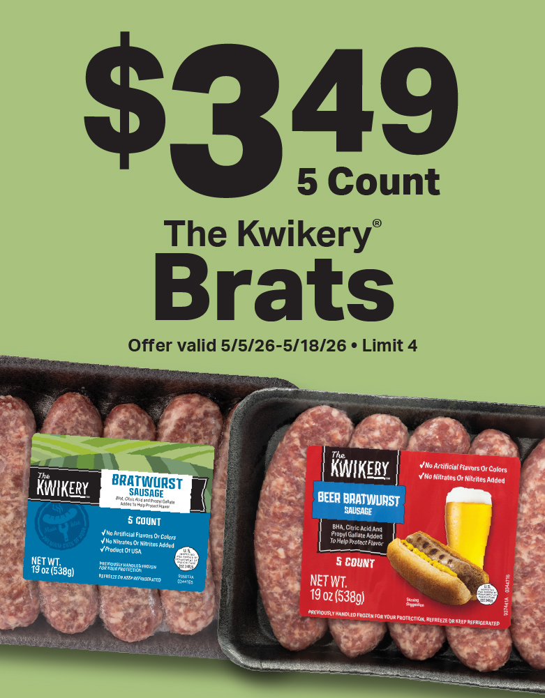 $3.49 5-Count The Kwikery Brats