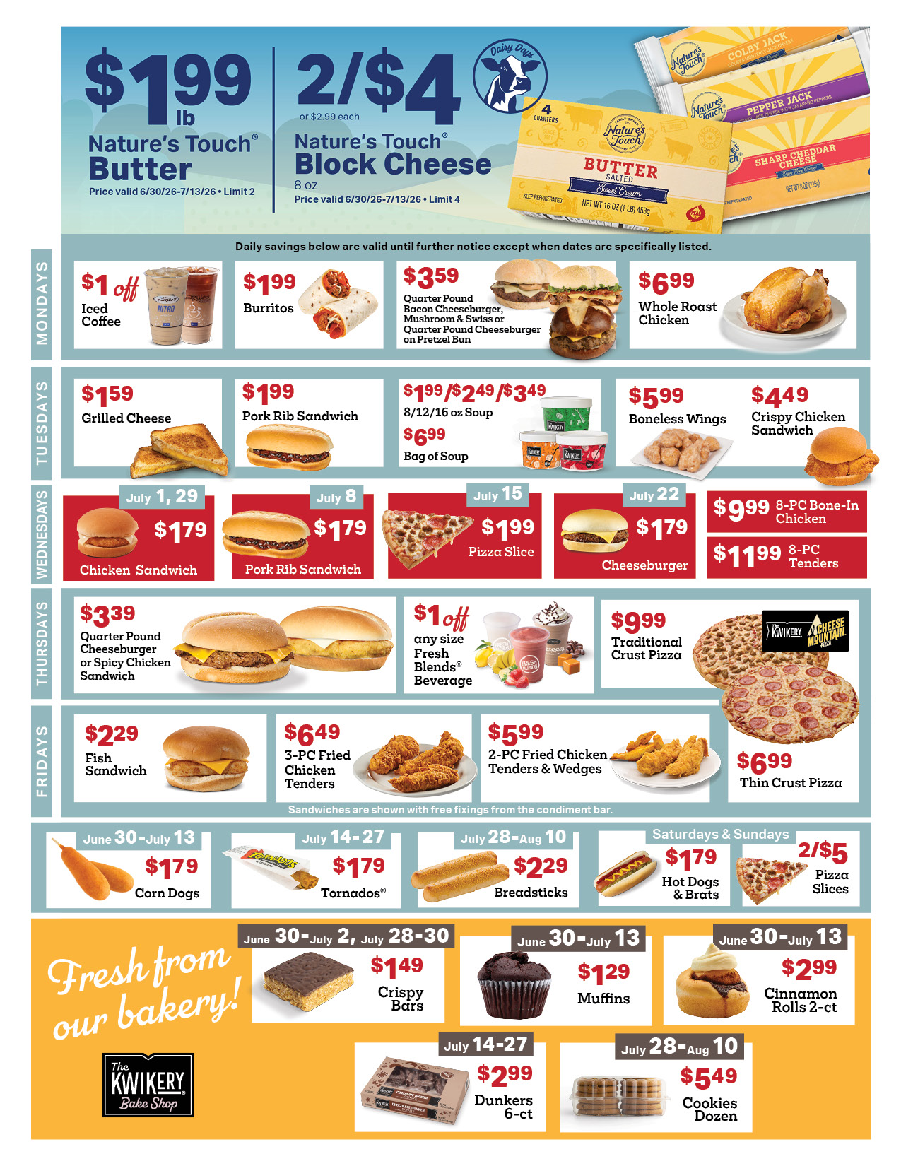 6 week promo flyer
