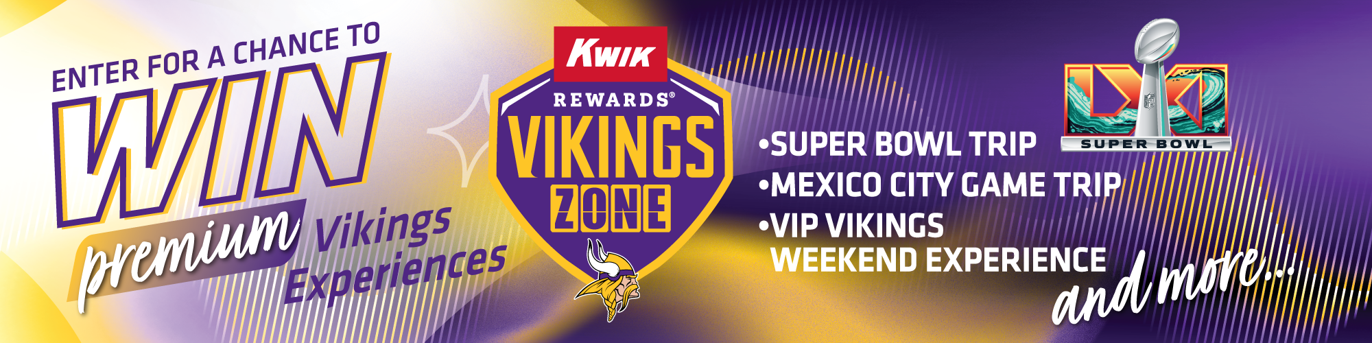 win exclusive experiences with vikings zone